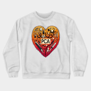 Tie Dye PCA Cute Nurse Day CNA RN Nurse Week Nursing Crewneck Sweatshirt